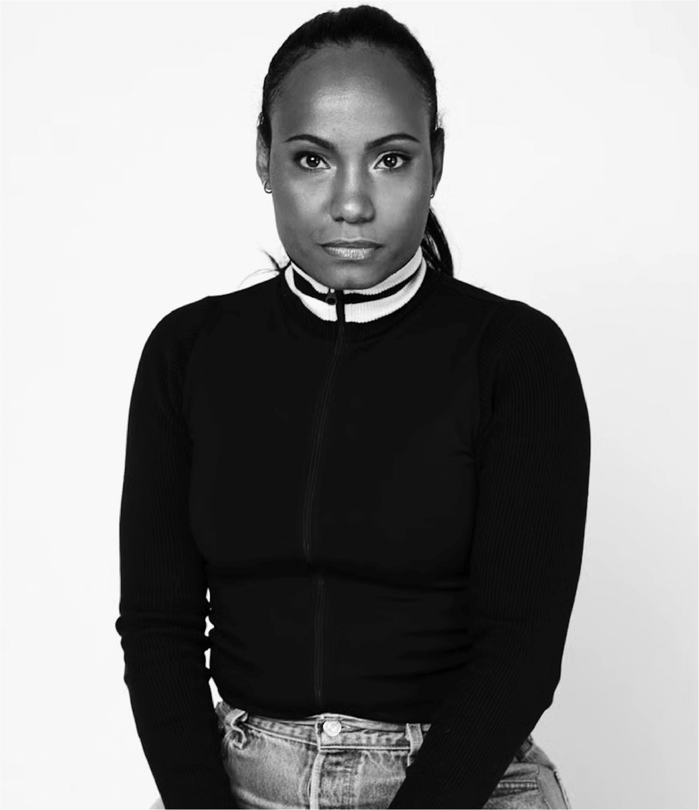 Ciarra Pardo editorial black and white founder portrait